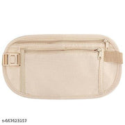 Travel Money Belt Waterproof Passport Holder Waist Bag Hidden Travel Wallet Secure Bum Bag for Running Walking Slim Secret Security