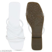 Striped Flat Sandals for Casual and Daily Wear