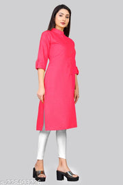 COLLR PLAIN KURTI
