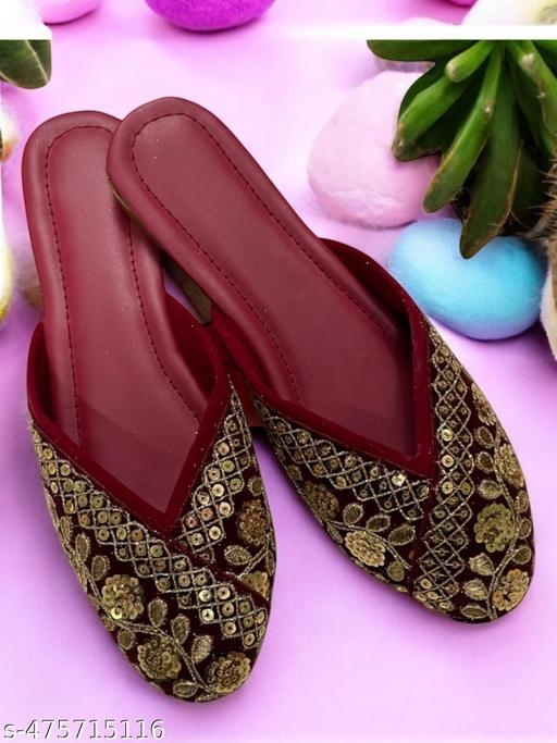 Asamayna Latest partywear designer slipper women and girls