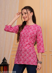 Cotton printed Woman kurti