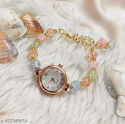 New Design crystals beads trending korean watch || Women Watch || watch for girls || girls watch