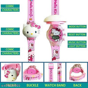 Watch for Kids HELLO KITTY Digital Lighting Glowing Kid Watch