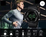 Men's Watch (Black Dial Black Strap)