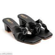 Women Block Heel Sandal Glass Heel | Sandal for Women | Casual Heel Sandal for Party | Women Footwear | Slipper For College Girls