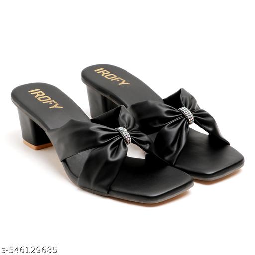 Women Block Heel Sandal Glass Heel | Sandal for Women | Casual Heel Sandal for Party | Women Footwear | Slipper For College Girls