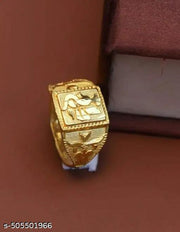 Rosra Golden  Formal Watch For Men's Ring +Chain Free (MOR RING+ CHAIN) For Boys