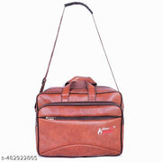 Cross body bags with 6 Spacious Pockets and Water-Resistant Leather Laptop bags_Dark Beige,16 inch useful for office,business and travel