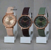 Luxury Pack of 3 Analog Watch for Women