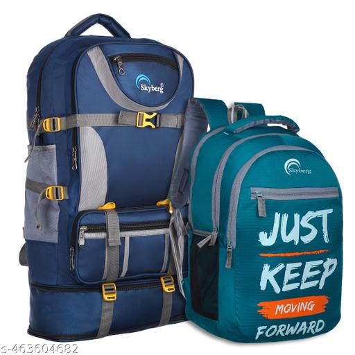 50L Rucksack & 30L Backpack Combo - Ideal for Travel, Hiking, and Daily Use