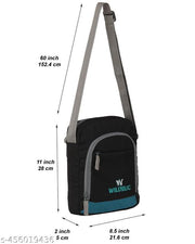 Unisex Sling Bag | Cross Body Multipurpose Hand Bag | Sling Bag For Men & Women | Slim Bag for Office, Cash, Business Collection, Travelling | Sling Bag