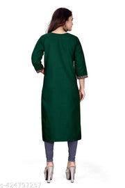 stylelist kurti with embroidered work