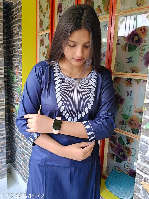 embroidery rayon kurti