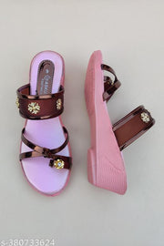 Asku Footwear & Fashion’s Trendy Heel Sandals With Cushioned Sole And Sturdy Construction For Everyday Use And Comfortable Heels With Strong Stone, Best Fitting & Pasting Without Damaged ( safe home delivery ), Water Proof /
