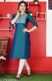 New Stylish Digital Emrodery work kurti