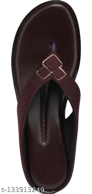 Flats Lycra Unique Looking Girls Stylish Sandal