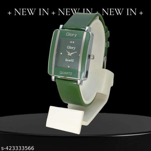 New Classy trending white gold analog watch for girls and women