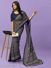 Printed Daily Wear Georgette Saree