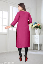 DESIGENER KURTI NEW COLLECTION COTTON BLEND STYLISH NEW TRENDY…