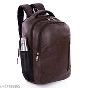 Leather Fashionate School Bags Laptop Backpack Waterproof PU Leather Backpacks for Men Women Boys & Girls Backpack