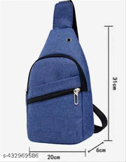 VESMEI Sling Cross Body Travel Office Business Messenger One Side Shoulder Bag