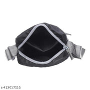 Nylon Black Sling Bag Cross Body Bag For Travel Office Business Messenger one Side Shoulder Bag for Men and Women