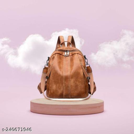 BohoBuzz Women Leather Convertible Shoulder Bag Ladies Anti theft Satchel Sling Travel (Backpack,bag,backpack for women women bag fashion,stylish)