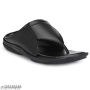 moshto mens black flip flop sandal slipper for men
