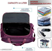 Frontsy Polyester 65 L Travel Duffle bags for travel With Wheels Trolley Men and Women