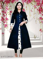 Selfi Cotton Branded Kurti