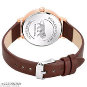 Best Quality Roman Designer Stylish Women Grey Leather Casual Analog Watches for Women