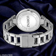 LORENZ Silver Dial Watch for Women & Girls - AS-40A