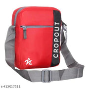 Latest Red Sling Bag For Men Crossbody Bag Stylish Chest Shoulder Bag for Men Women Lightweight Adjustable Strap Sling Bage for Travelling