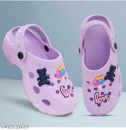 Love clog purple