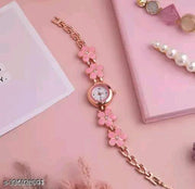 Pink flower pattern metal