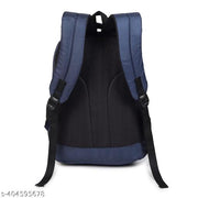 Satellite Unisex Lightweight 30L Casual Laptop Backpack - Solid Black, Water-Resistant, Fits Up to 15.6 Inches laptop.