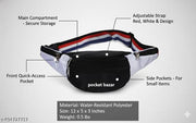 Pocket Bazar Utility Waist Bag | 5 Zipper Storage | Travel & Casual Use