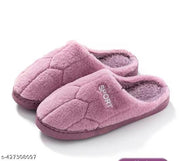 Winter Women House Slippers Faux Fur Fashion Warm Shoes Woman Slip on Flats Female Slides Puffer cozy home furry slippers || Flip flops || Carpet slippers || slippers for women and Girls ||