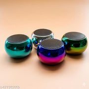 Mini Bluetooth Speaker, Ball Shape, 5x5 cm, with LED Lighting Effects | Wireless Power Button Controlled, Long Lasting Battery & Quick Charge
