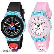3D Cartoon Charecter Multi Colour Light Children Kids Watch for Boys Girls Analog Watch Boys Best Gift Baby Boys Girl Digital Watch for Kids Watch for 3+ to 11 Year Old boy Girl