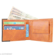 Lorenz Gift Combo Set of Tan Analog Watch & Hi-Quality PU Wallet for Men | CM-409WL-22