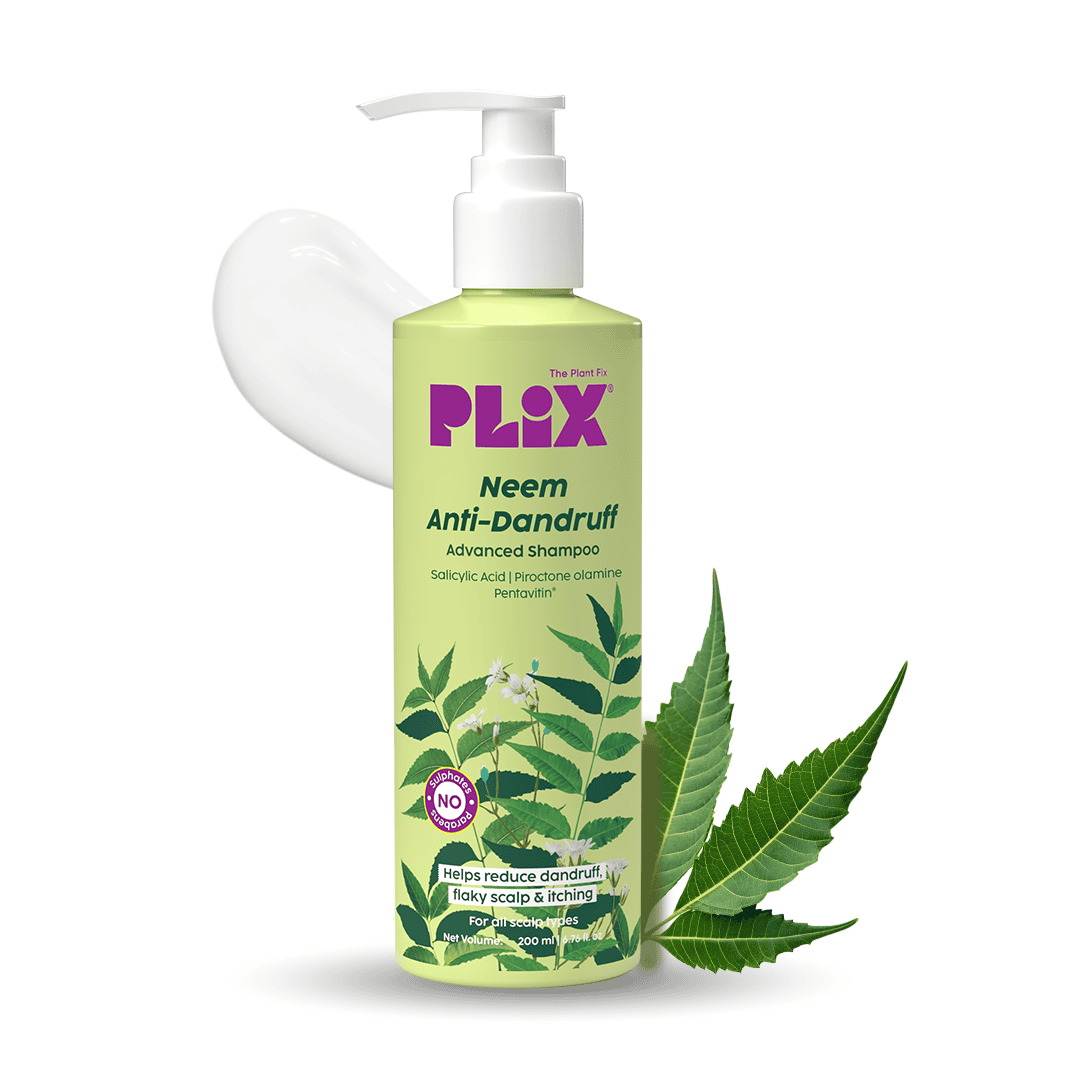 Plix Neem Anti-Dandruff Advanced Shampoo (For Reduced Dandruff & Itchiness) – 200ml