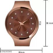 Best Quality Ethnic Embossed Designer Shine Round Dial Watches for Girls