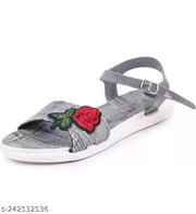 LifeO-Modern Graceful Black Slider For Girls and Woman