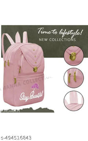 new very good backpack stay beautiful  peach