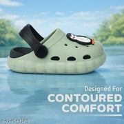 Fasmania Cute Penguin Kids Clogs – Breathable Soft Sandals for Boys & Girls