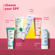Plum Goodness Squalane & Vitamin E Dewy-Bright Sunscreen SPF 50 PA+++ | 50 g