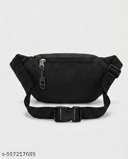 LUCCI Waist And Chest Bag for Men and Women | Fanny Waist Pouch Pack Travel Side Sling Water Proof Waist Bag (Black)