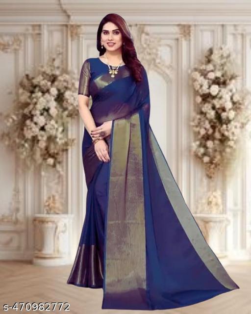 Chiffon saree for Pongal celebration