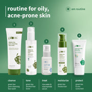 Plum Goodness Green Tea & Zinc Super-Matte SPF 50 Sunscreen Gel for Oily Skin | 30 g